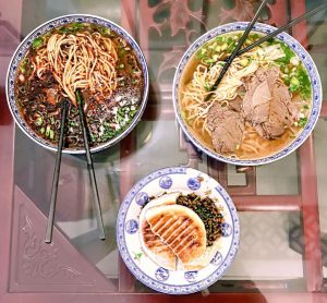 LANZHOU NOODLES AND CLIP BUN!