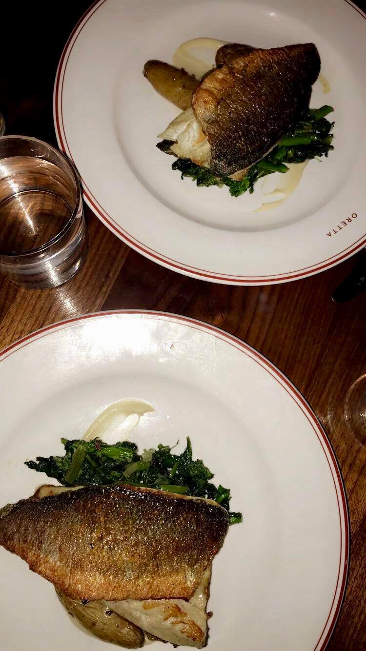 branzino main course