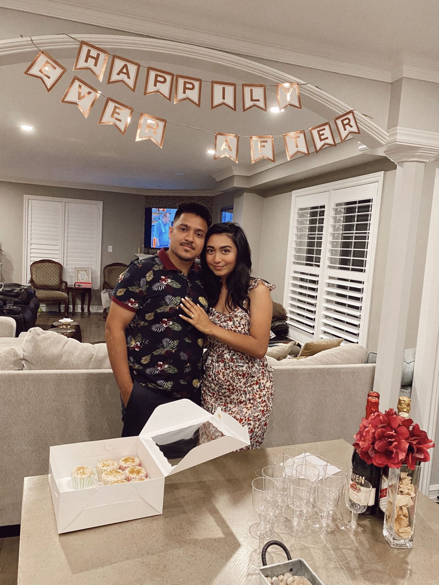 so happy- with my new fiancé